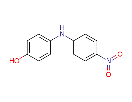 Molecular Structure of 16078-86-7 (Phenol, 4-[(4-nitrophenyl)amino]-)