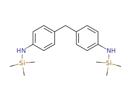 Molecular Structure of 1767-02-8 (4,4'-Di(trimethylsilylamino)-diphenylmethan)