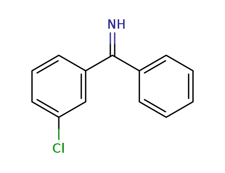 Molecular Structure of 77562-78-8 (3-chloro-benzophenone-imine)
