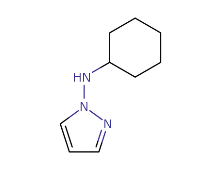 1H-Pyrazol-1-amine, N-cyclohexyl-