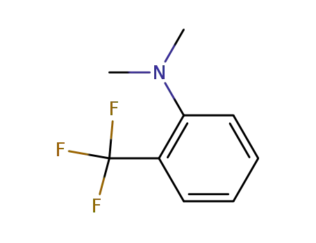 Molecular Structure of 54672-14-9 (2-(DiMethylaMino)benzotrifluoride)