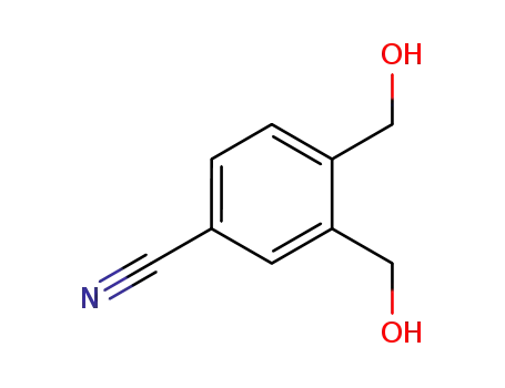 Molecular Structure of 1446757-51-2 (3,4-bis(hydroxymethyl)benzonitrile)