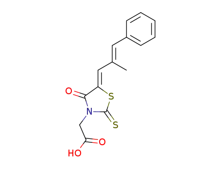 Molecular Structure of 82159-09-9 (Epalrestat)
