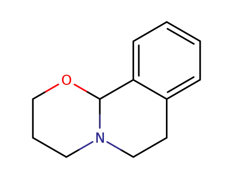 Molecular Structure of 5811-08-5 (2H,6H-[1,3]Oxazino[2,3-a]isoquinoline,3,4,7,- 11b-tetrahydro- )