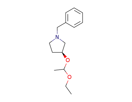 Pyrrolidine, 3-(1-ethoxyethoxy)-1-(phenylmethyl)-, (3S)-