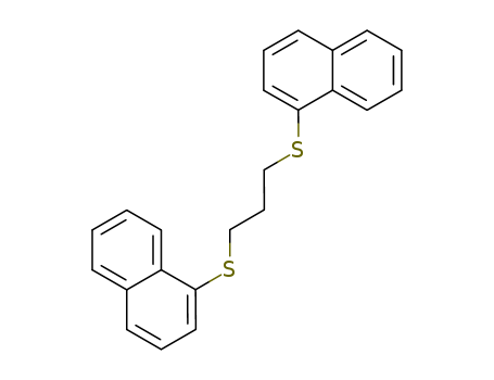 Molecular Structure of 111220-26-9 (Naphthalene, 1,1'-[1,3-propanediylbis(thio)]bis-)