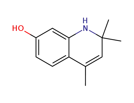 Molecular Structure of 179898-22-7 (2,2,4-triMethyl-1,2-dihydroquinolin-7-ol)