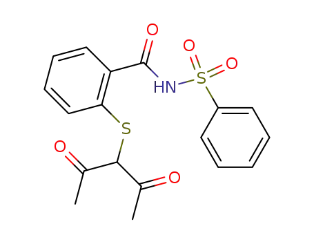[2-(1-acetyl-2-oxo-propylsulfanyl)-benzoyl]-benzenesulfonyl-amine