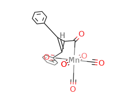 Molecular Structure of 82495-39-4 (((2,3-diphenyl-2-cyclopropen-1-yl)carbonyl)pentacarbonylmanganese)