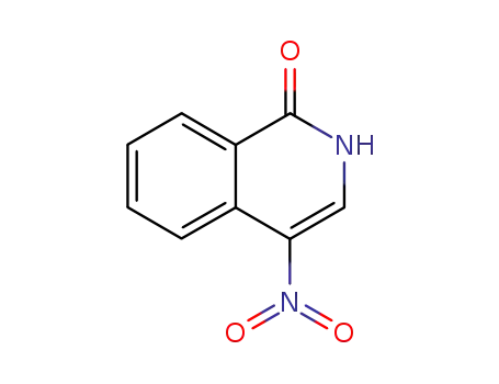 Molecular Structure of 55404-29-0 (4-NITRO-ISOQUINOLIN-1-OL)