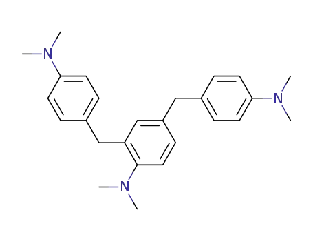 Molecular Structure of 93300-74-4 (Benzenamine, 2,4-bis[[4-(dimethylamino)phenyl]methyl]-N,N-dimethyl-)