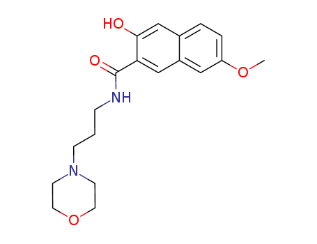 2-Naphthalenecarboxamide,3-hydroxy-7-methoxy-N-[3-(4-morpholinyl)propyl]-