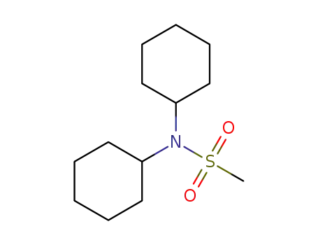 Molecular Structure of 100504-97-0 (N,N-dicyclohexylmethanesulfonamide)