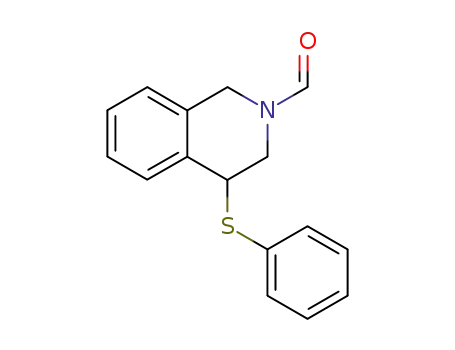 1,2,3,4-tetrahydro-2-formyl-4-phenylthioisoquinoline