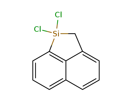 Molecular Structure of 13093-11-3 (1-Silaacenaphthylene, 1,1-dichloro-1,2-dihydro-)