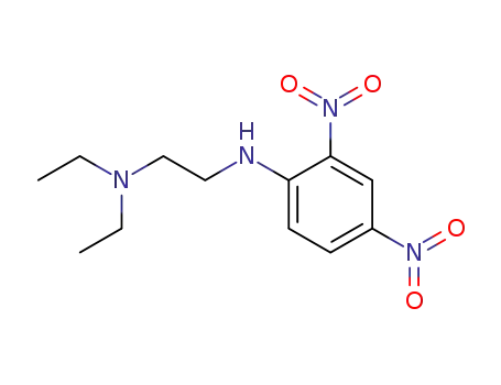 Molecular Structure of 56223-91-7 (Ethylenediamine, N-(2,4-dinitrophenyl)-N,N-diethyl-)