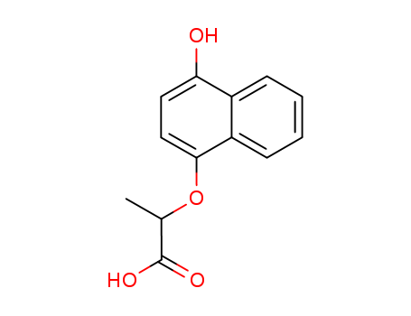 2-(4-hydroxy-1-naphthyloxy)propionic acid