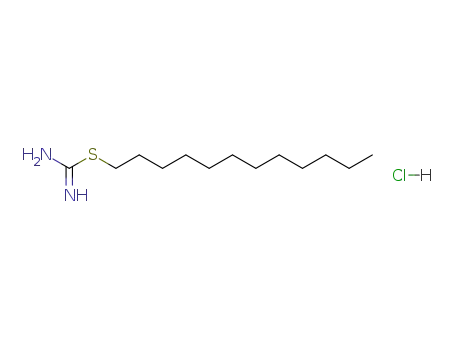 Molecular Structure of 3482-54-0 (N-DODECYLISOTHIOURONIUM CHLORIDE)
