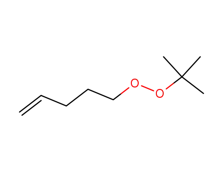 Molecular Structure of 107671-68-1 (peroxyde de tert-butyle et de pent-4-enyle)