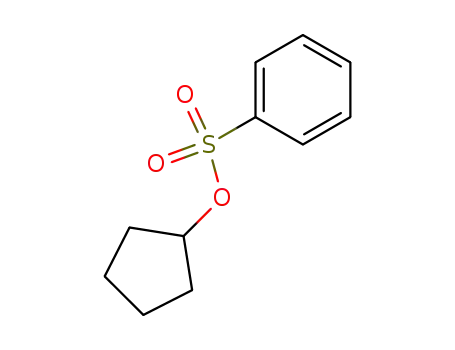 Molecular Structure of 779-95-3 (Cyclopentanol, benzenesulfonate)