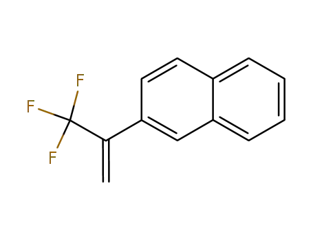 Molecular Structure of 136476-29-4 (Naphthalene, 2-[1-(trifluoromethyl)ethenyl]-)