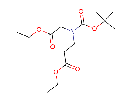 3-(tert-Butoxycarbonyl-ethoxycarbonylmethyl-amino) -propionic acid ethyl ester