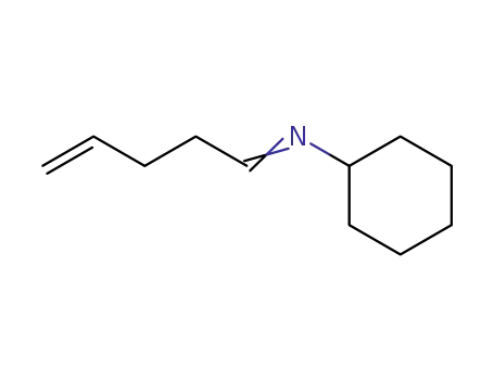 Molecular Structure of 1200-02-8 (Cyclohexanamine, N-4-pentenylidene-)