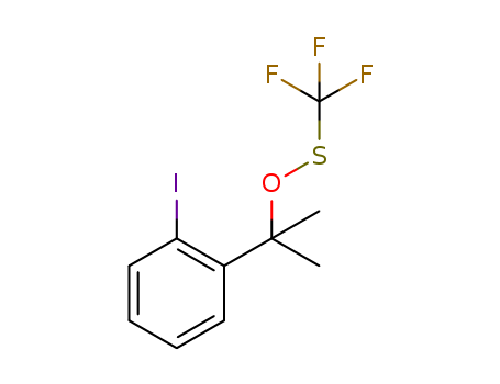 (((2-(2-iodophenyl)propan-2-yl)oxy)(trifluoromethyl)sulfane)