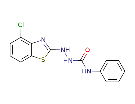 Molecular Structure of 131471-75-5 (C<sub>14</sub>H<sub>11</sub>ClN<sub>4</sub>OS)