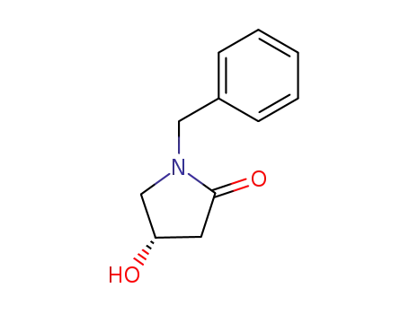 Molecular Structure of 191403-66-4 ((S)-1-BENZYL-4-HYDROXY-2-PYRROLIDINONE)