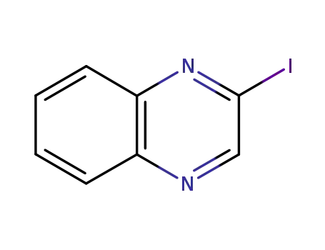 Molecular Structure of 36856-92-5 (Quinoxaline, 2-iodo- (9CI))