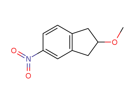 Molecular Structure of 119273-93-7 (2-methoxy-5-nitro-2,3-dihydro-1H-indene)