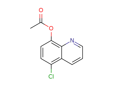 Molecular Structure of 10173-02-1 (5-chloroquinolin-8-yl acetate)
