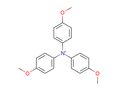 Molecular Structure of 13050-56-1 (Benzenamine, 4-methoxy-N,N-bis(4-methoxyphenyl)-)
