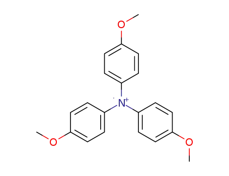 Molecular Structure of 13050-56-1 (Benzenamine, 4-methoxy-N,N-bis(4-methoxyphenyl)-)