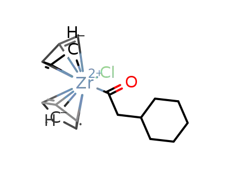 (C<sub>5</sub>H<sub>5</sub>)2ZrCOCH<sub>2</sub>CH(CH<sub>2</sub>)5Cl