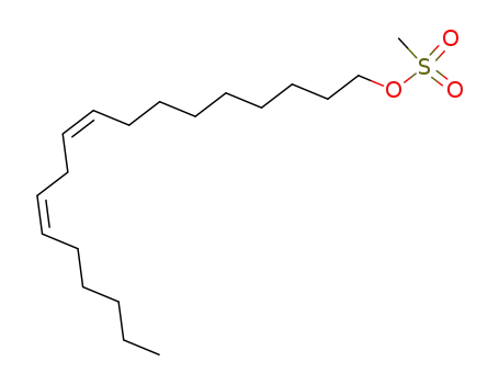 Molecular Structure of 51154-39-3 (9,12-Octadecadien-1-ol, methanesulfonate, (9Z,12Z)-)