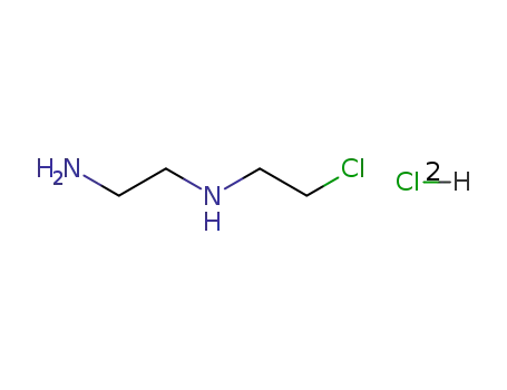 Molecular Structure of 5590-29-4 (N-2-Chloroethyl ethylene diamine hydrochloride)