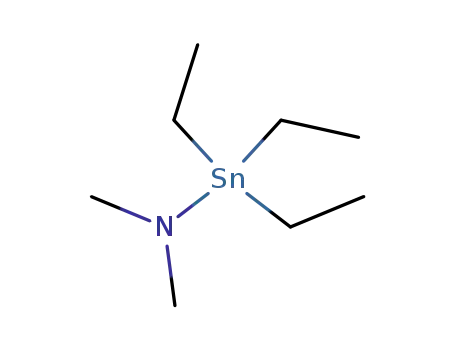 Molecular Structure of 1066-84-8 (Stannanamine, 1,1,1-triethyl-N,N-dimethyl-)