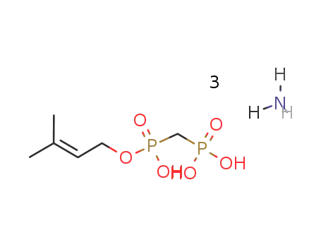 Phosphonic acid, [[hydroxy[(3-methyl-2-butenyl)oxy]phosphinyl]methyl]-,
triammonium salt