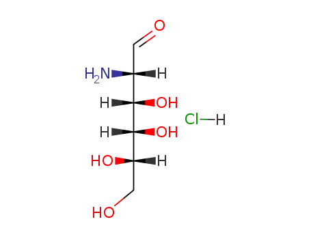 Molecular Structure of 1772-03-8 (D(+)-Galactosamine hydrochloride)