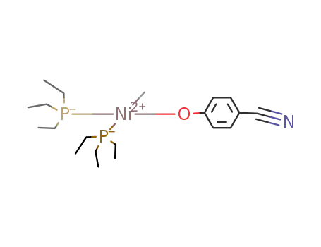 Ni(CH<sub>3</sub>)(OC<sub>6</sub>H<sub>4</sub>CN)(P(C<sub>2</sub>H<sub>5</sub>)3)2