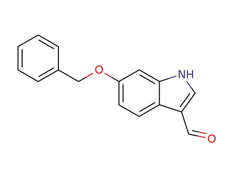 Molecular Structure of 92855-64-6 (6-Benzyloxyindole-3-carboxaldehyde)