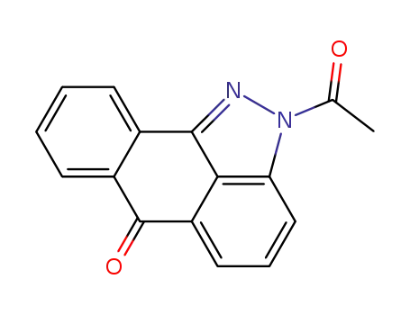 2-acetyl-2<i>H</i>-dibenzo[<i>cd</i>,<i>g</i>]indazol-6-one