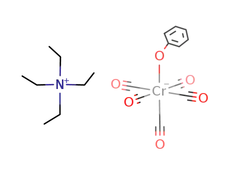 {(C<sub>2</sub>H<sub>5</sub>)4N}<sup>(1+)</sup>*{Cr(CO)5OC<sub>6</sub>H<sub>5</sub>}<sup>(1-)</sup>={(C<sub>2</sub>H<sub>5</sub>)4N}{Cr(CO)5OC<sub>6</sub>H<sub>5</sub>}