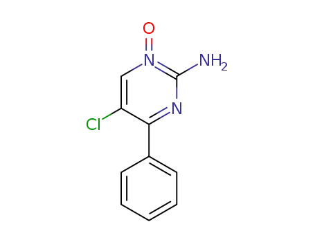 Molecular Structure of 85658-57-7 (5-chloro-2-amino-4-phenylpyrimidine 1-oxide)