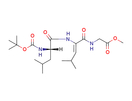 Molecular Structure of 193069-43-1 (Boc-Leu-ΔLeu-Gly-OMe)