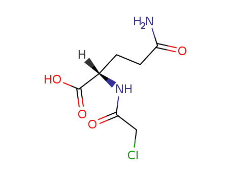 Molecular Structure of 13139-62-3 (N-chloroacetyl-L-glutamine)
