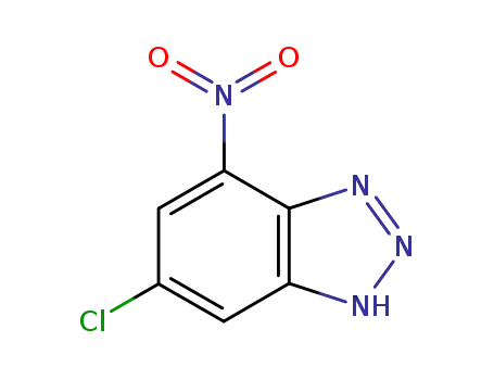 Molecular Structure of 13091-80-0 (6-chloro-4-nitro-1H-benzotriazole)
