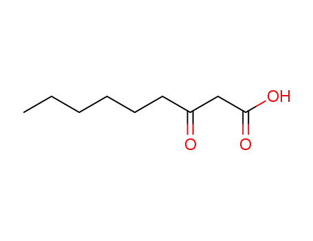 Molecular Structure of 40435-57-2 (3-Ketopelargonic acid)